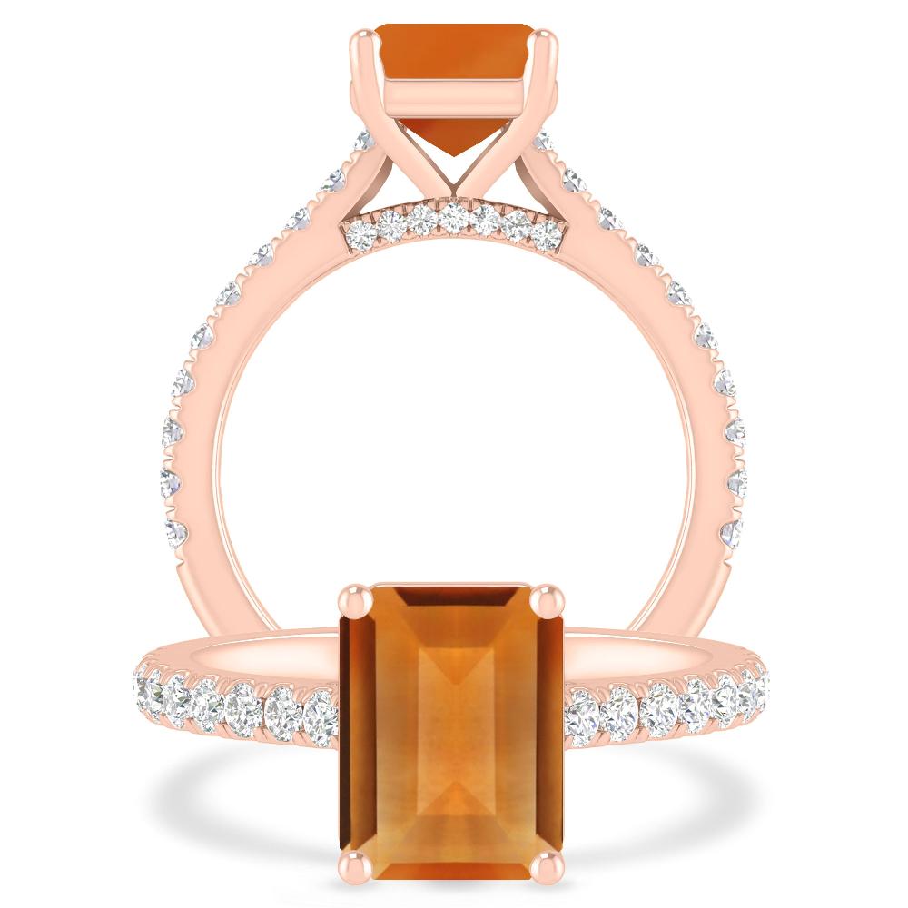 Rose Gold - Citrine