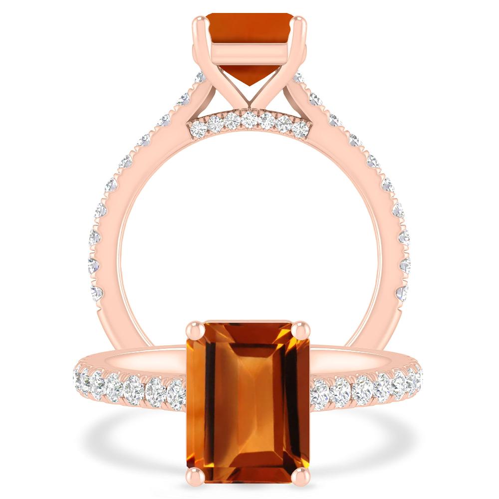 Rose Gold - Citrine