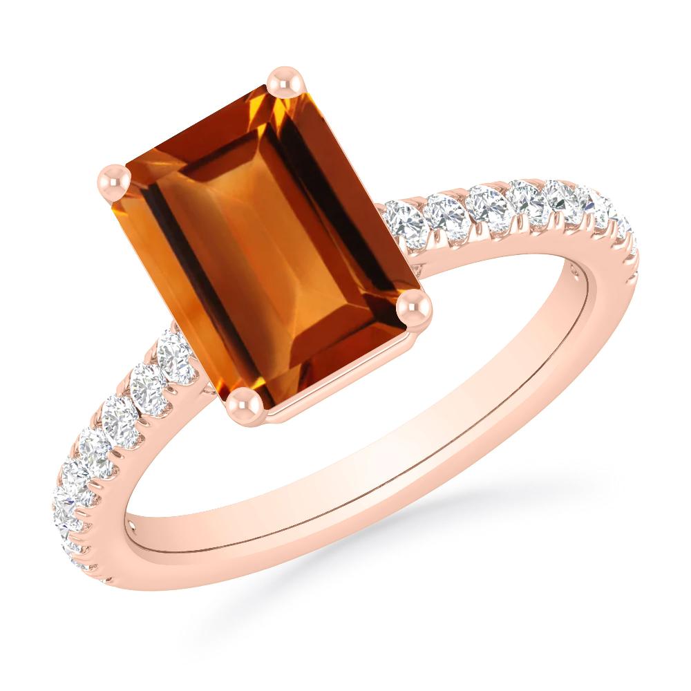 Rose Gold - Citrine