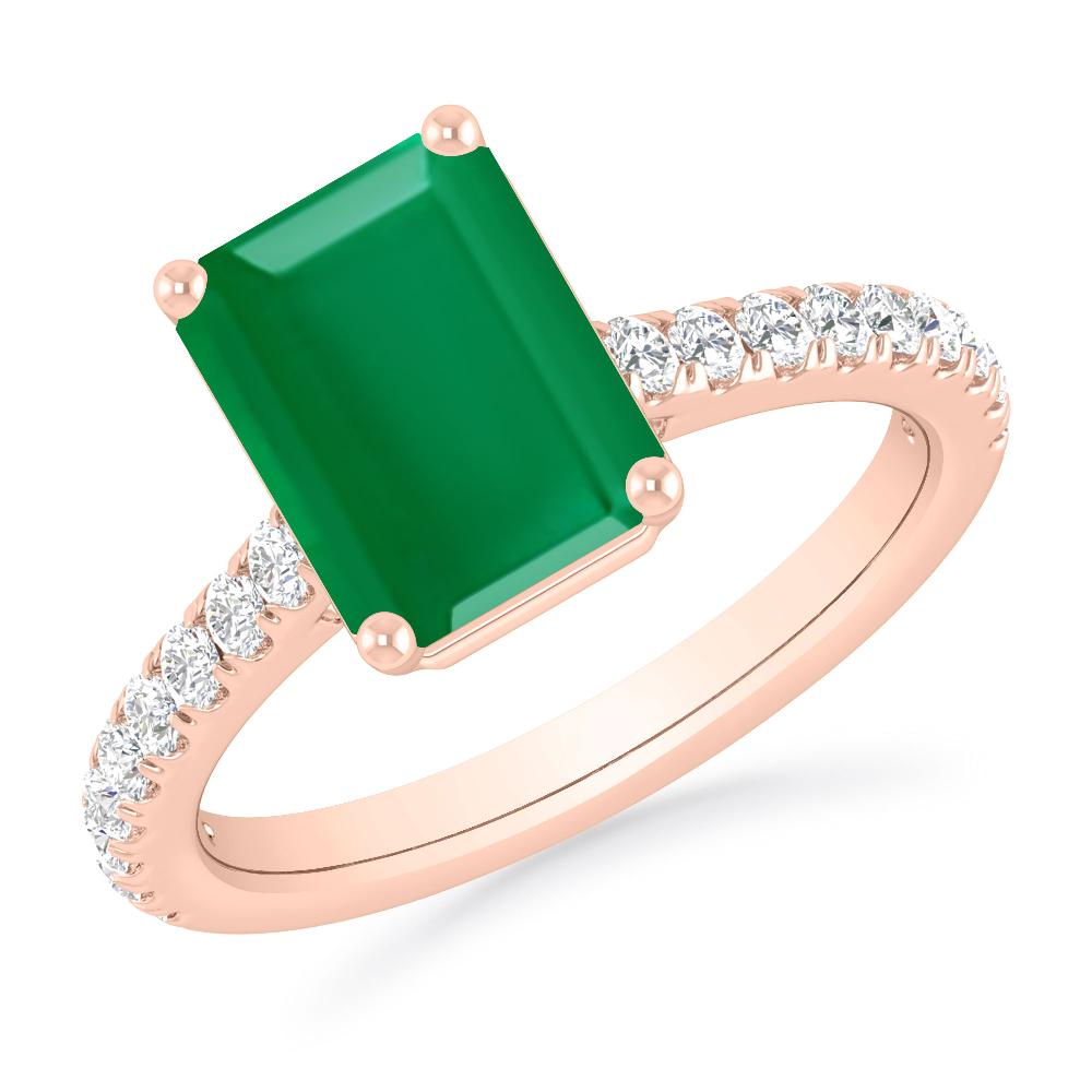 Rose Gold - Emerald