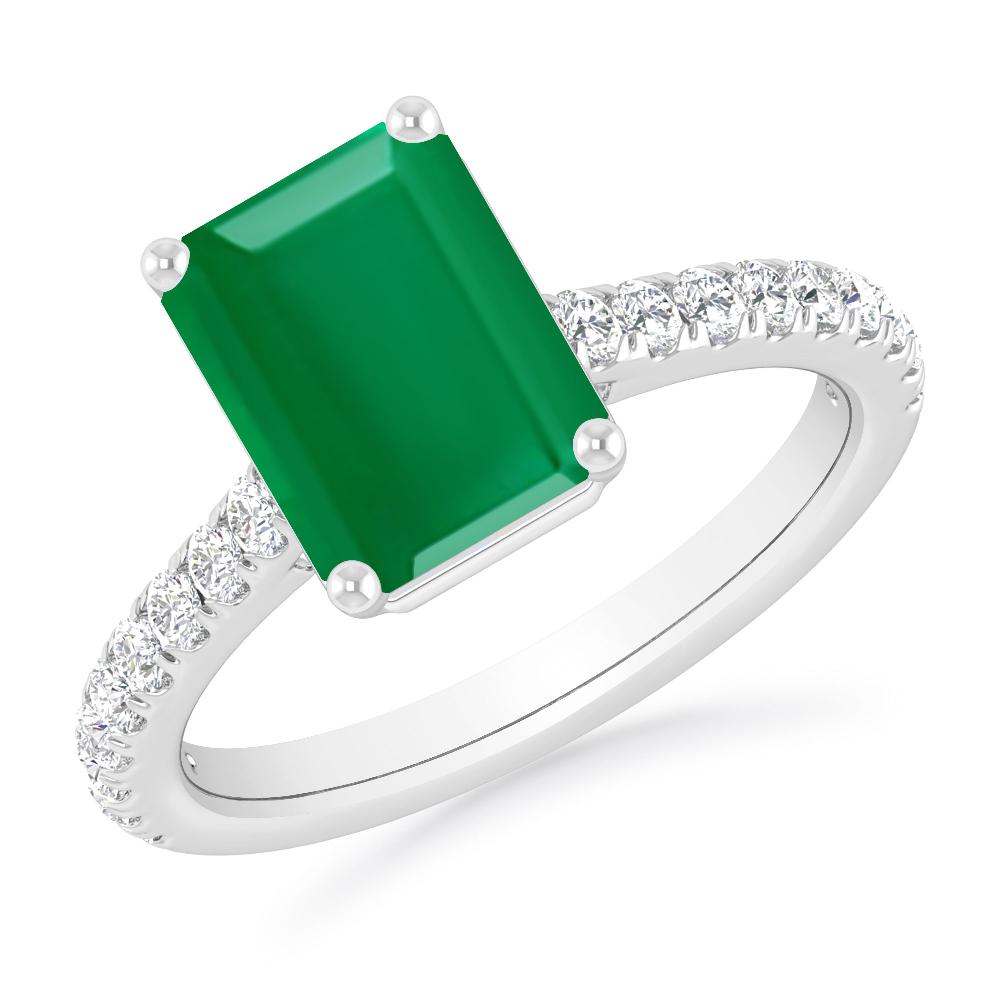 White Gold - Emerald