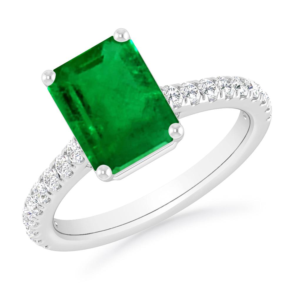 White Gold - Emerald