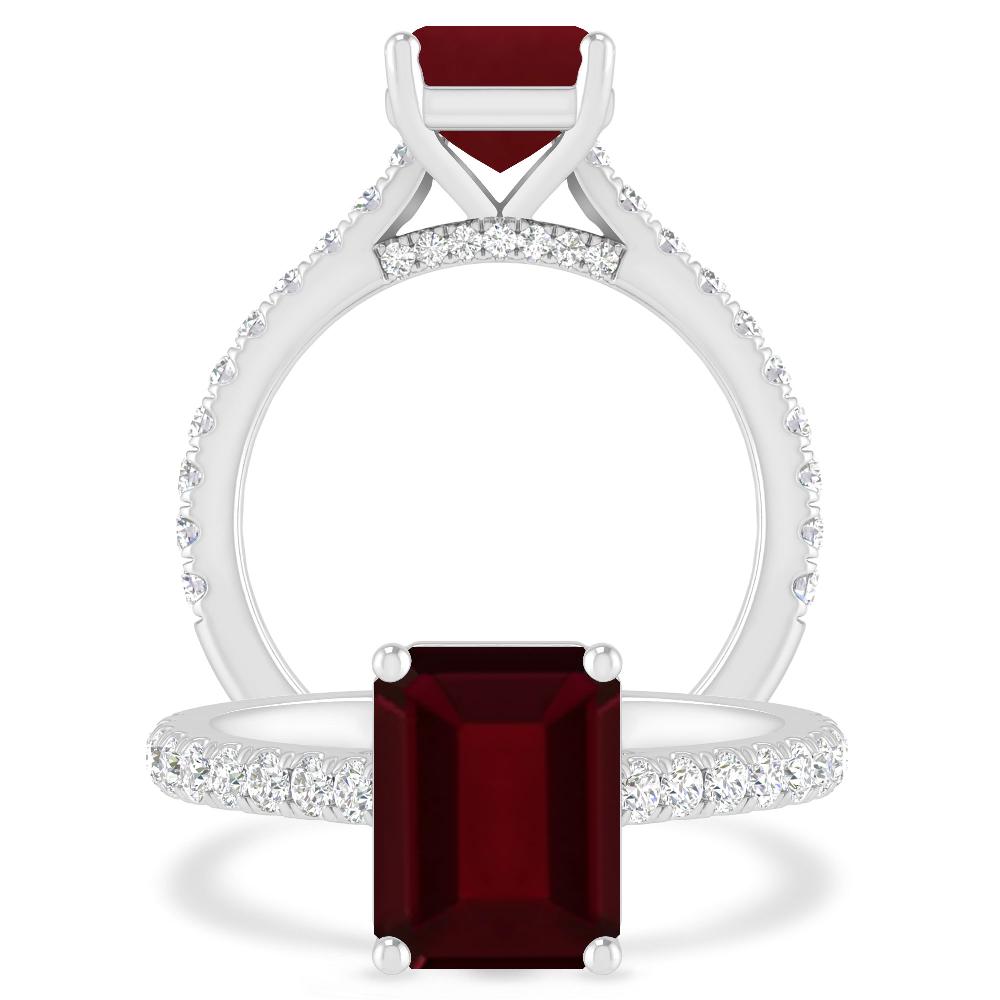 White Gold - Garnet
