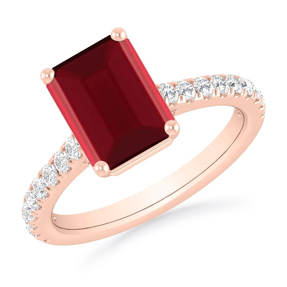 Rose Gold - Garnet