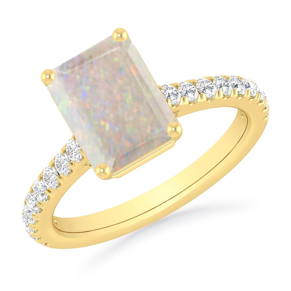 Yellow Gold - Opal