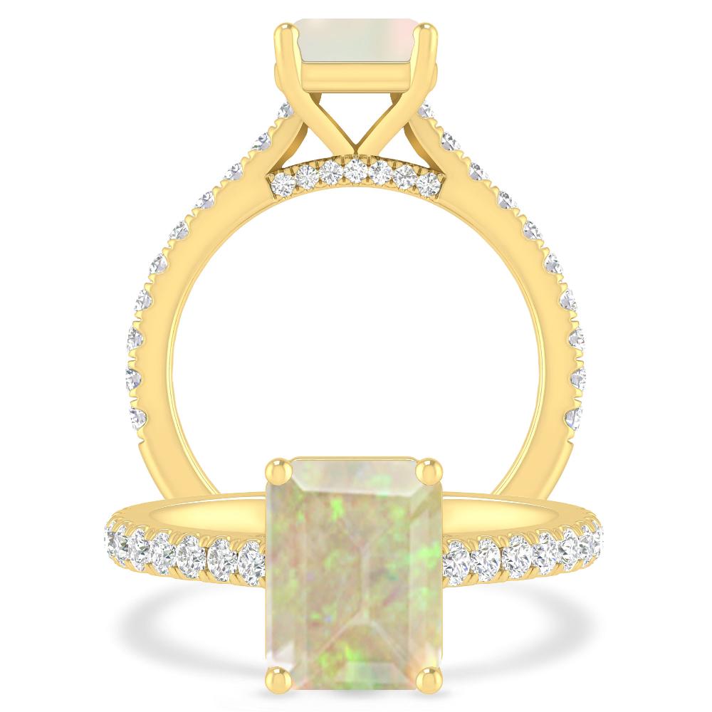 Yellow Gold - Opal