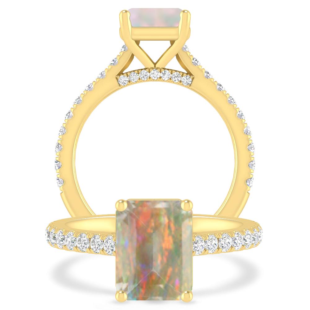 Yellow Gold - Opal