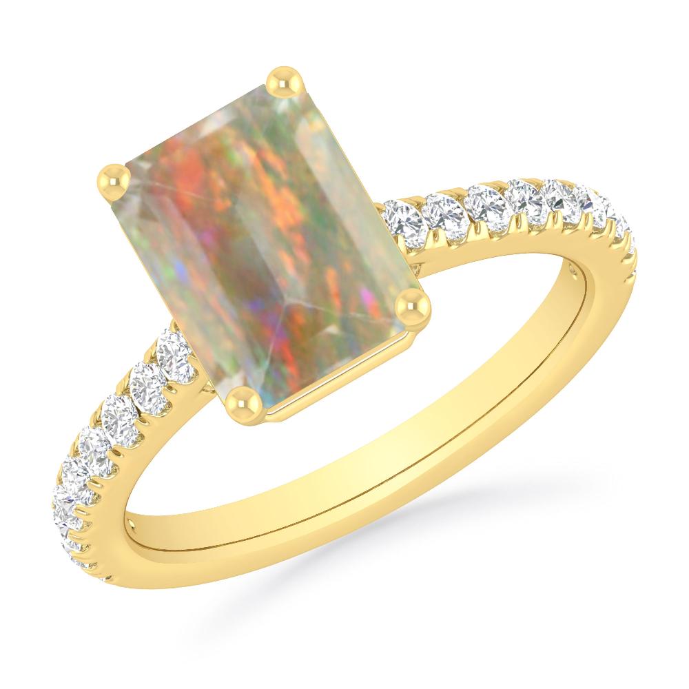 Yellow Gold - Opal