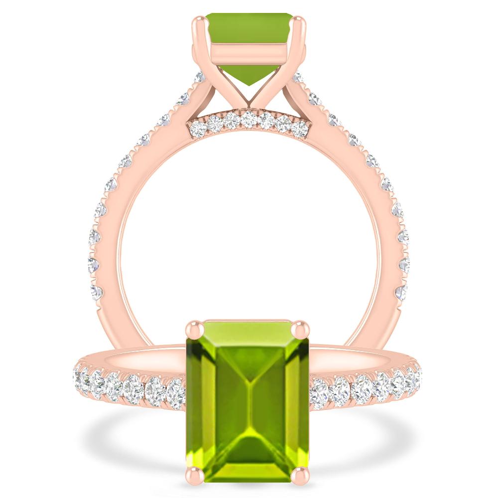 Rose Gold - Peridot