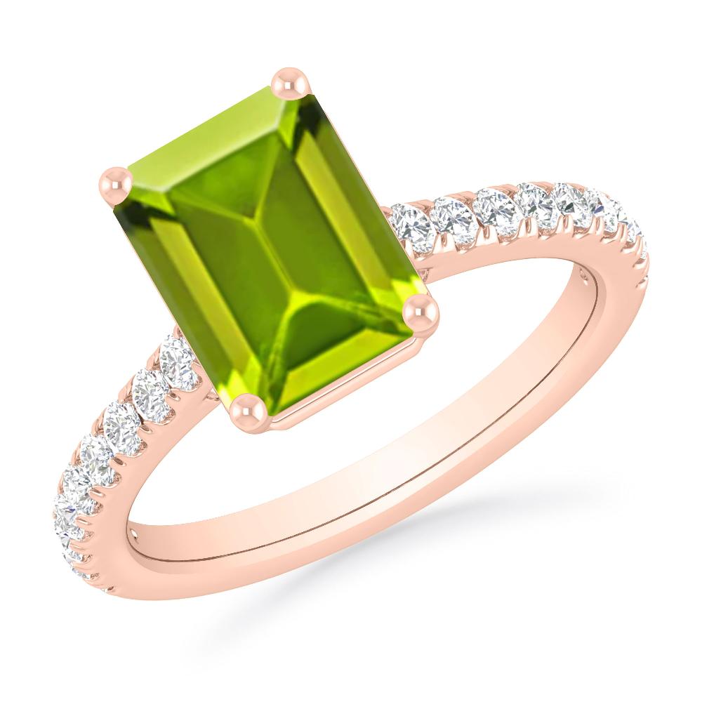 Rose Gold - Peridot