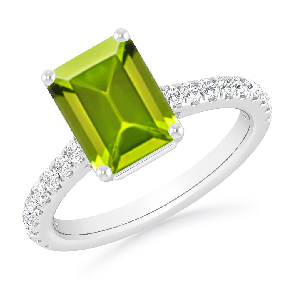 White Gold - Peridot