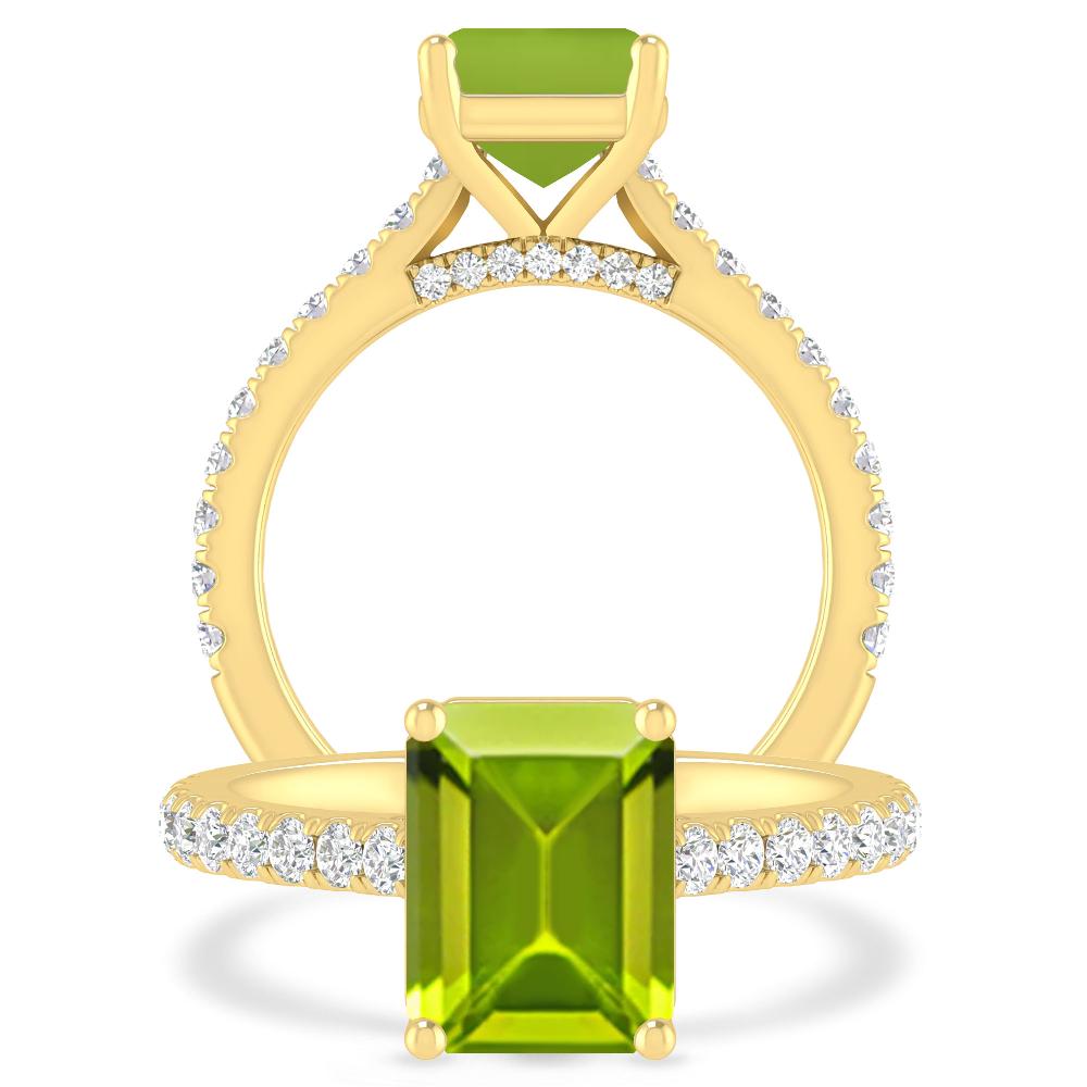 Yellow Gold - Peridot