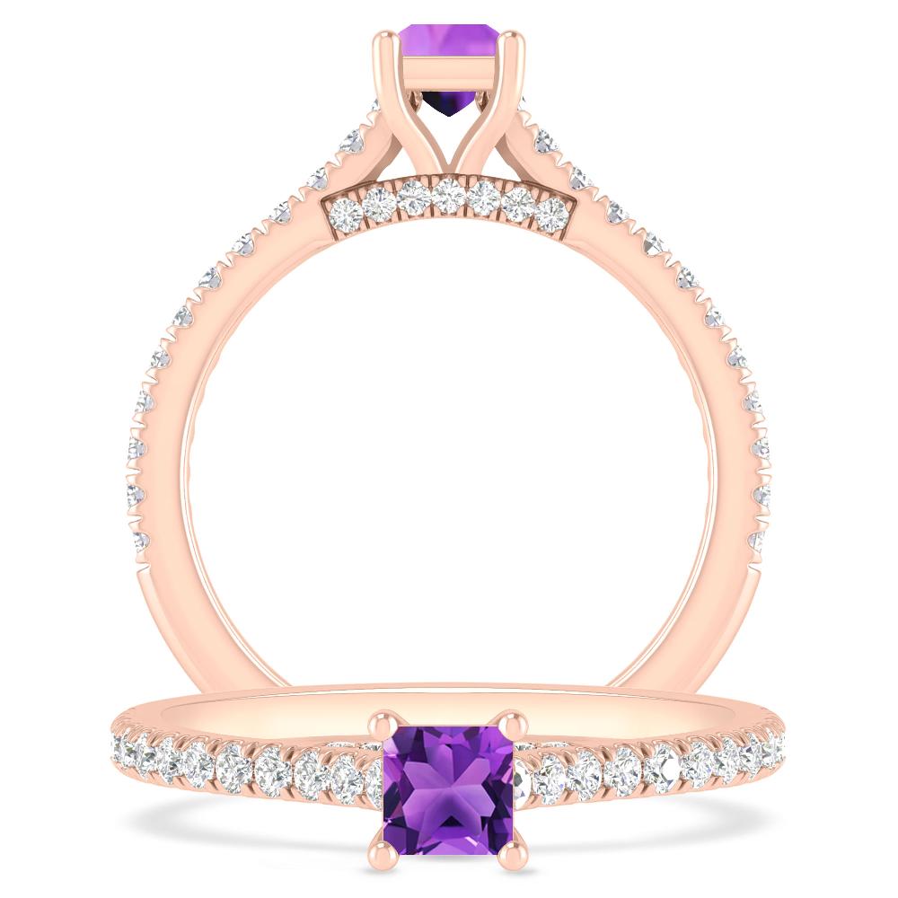 Rose Gold - Amethyst