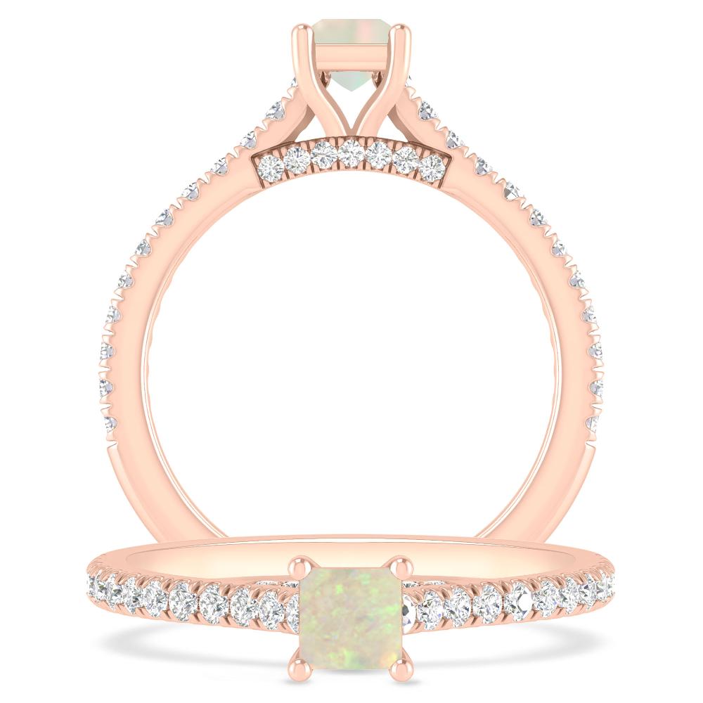 Rose Gold - Opal