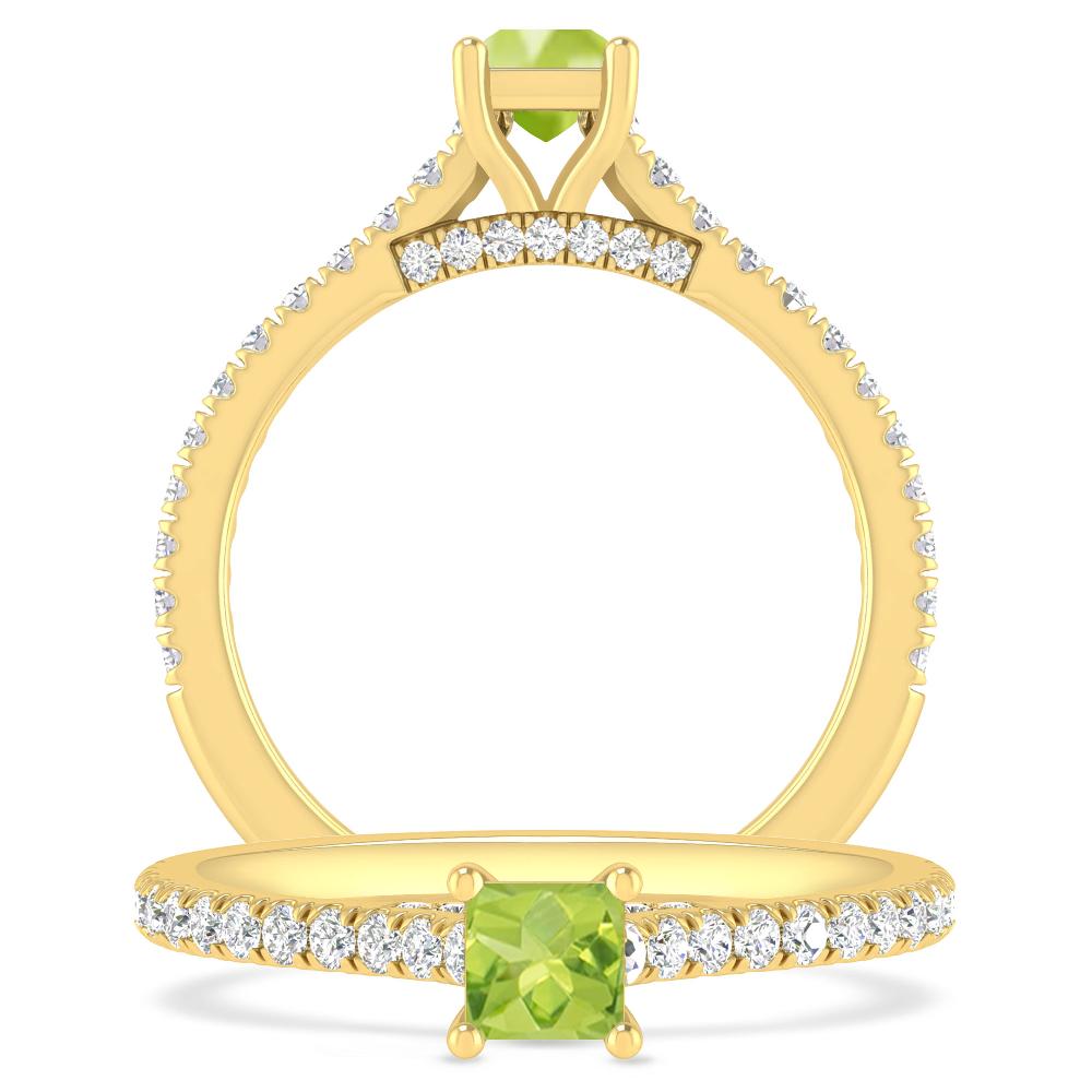 Yellow Gold - Peridot