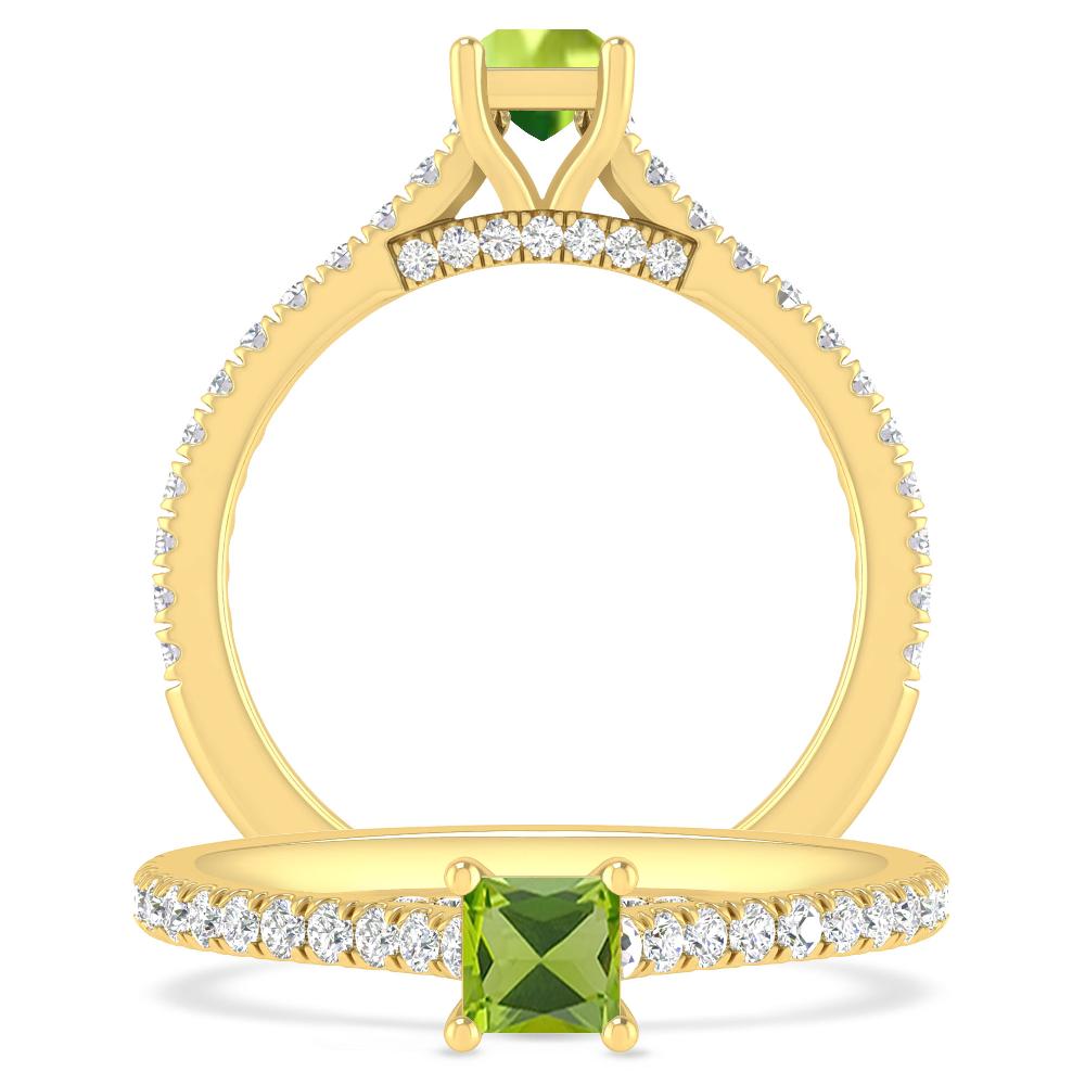 Yellow Gold - Peridot