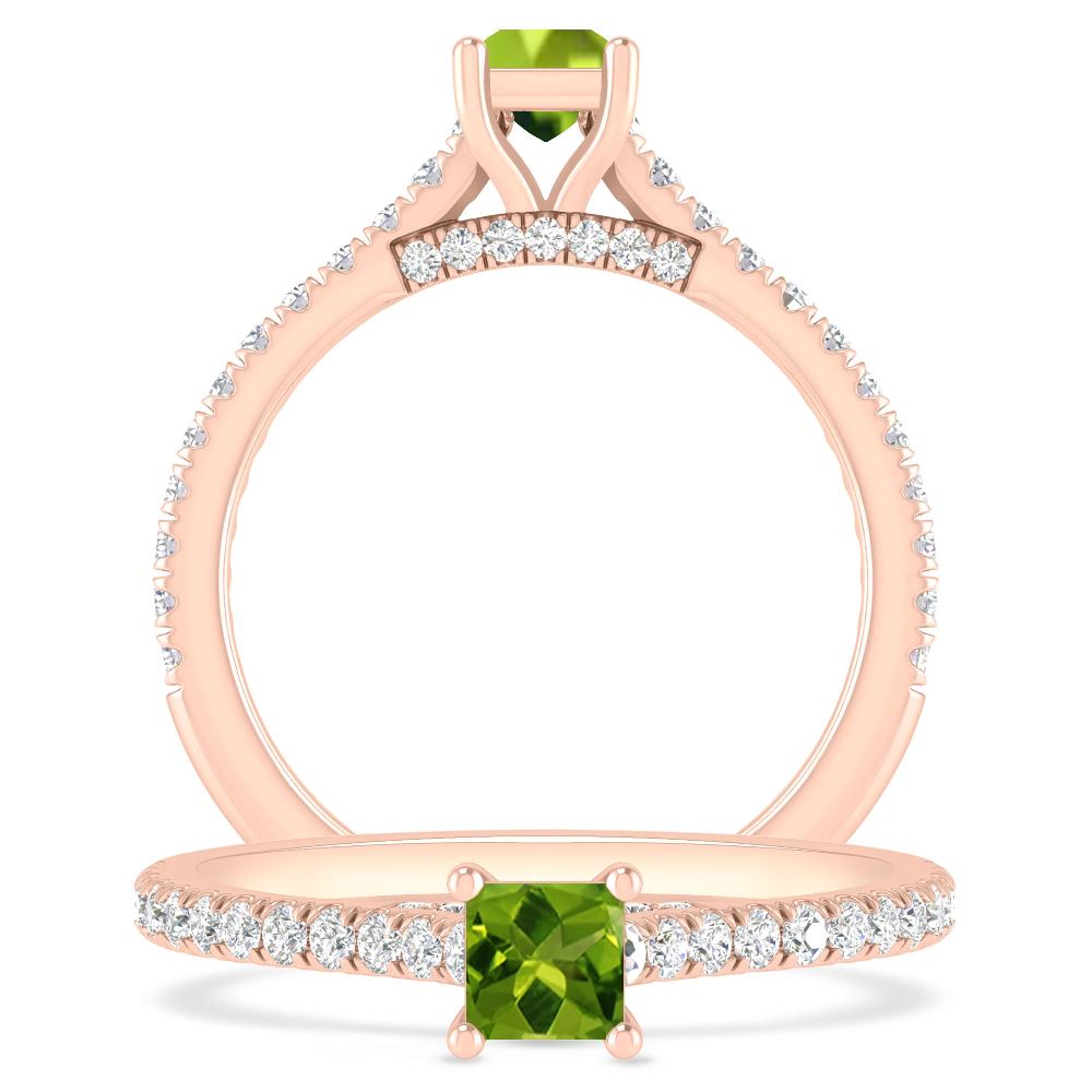 Rose Gold - Peridot