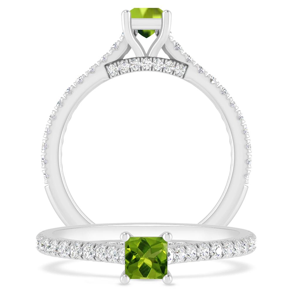 White Gold - Peridot