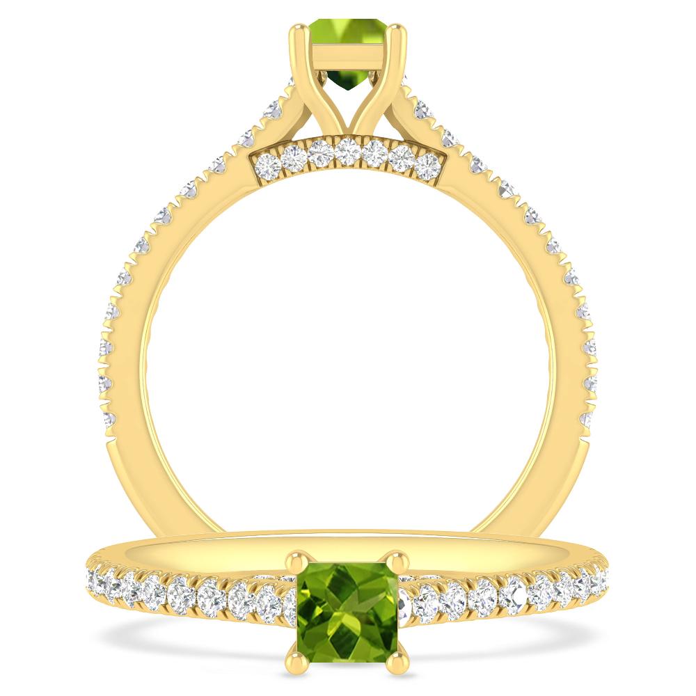 Yellow Gold - Peridot