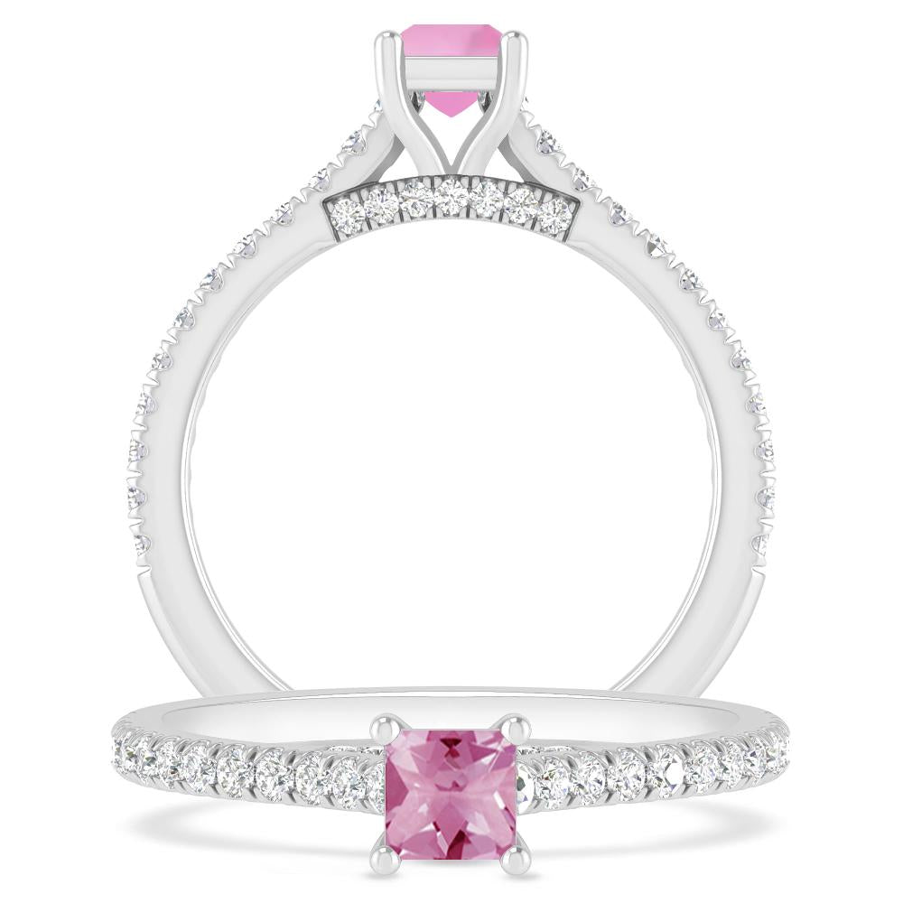 White Gold - Pink Tourmaline