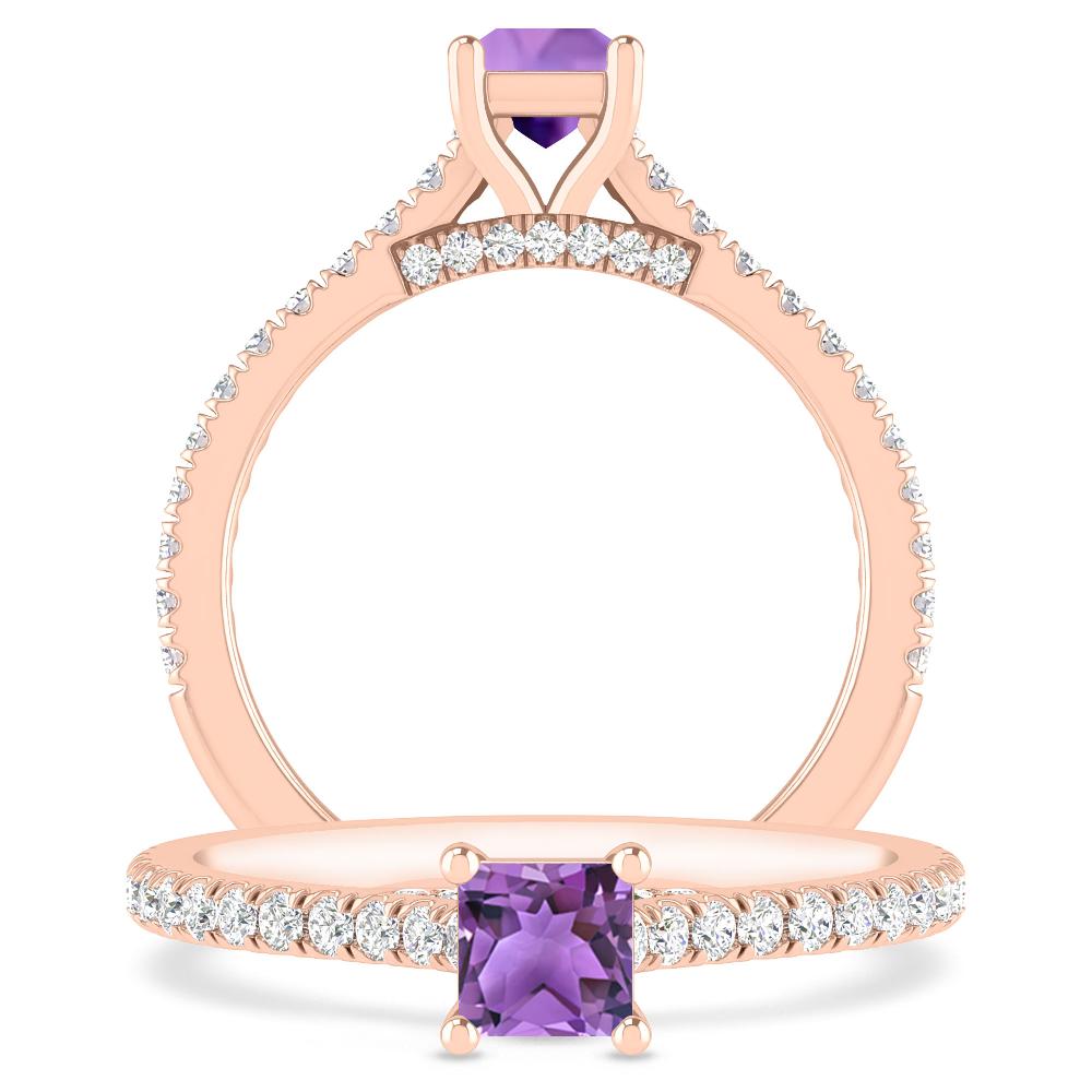 Rose Gold - Amethyst