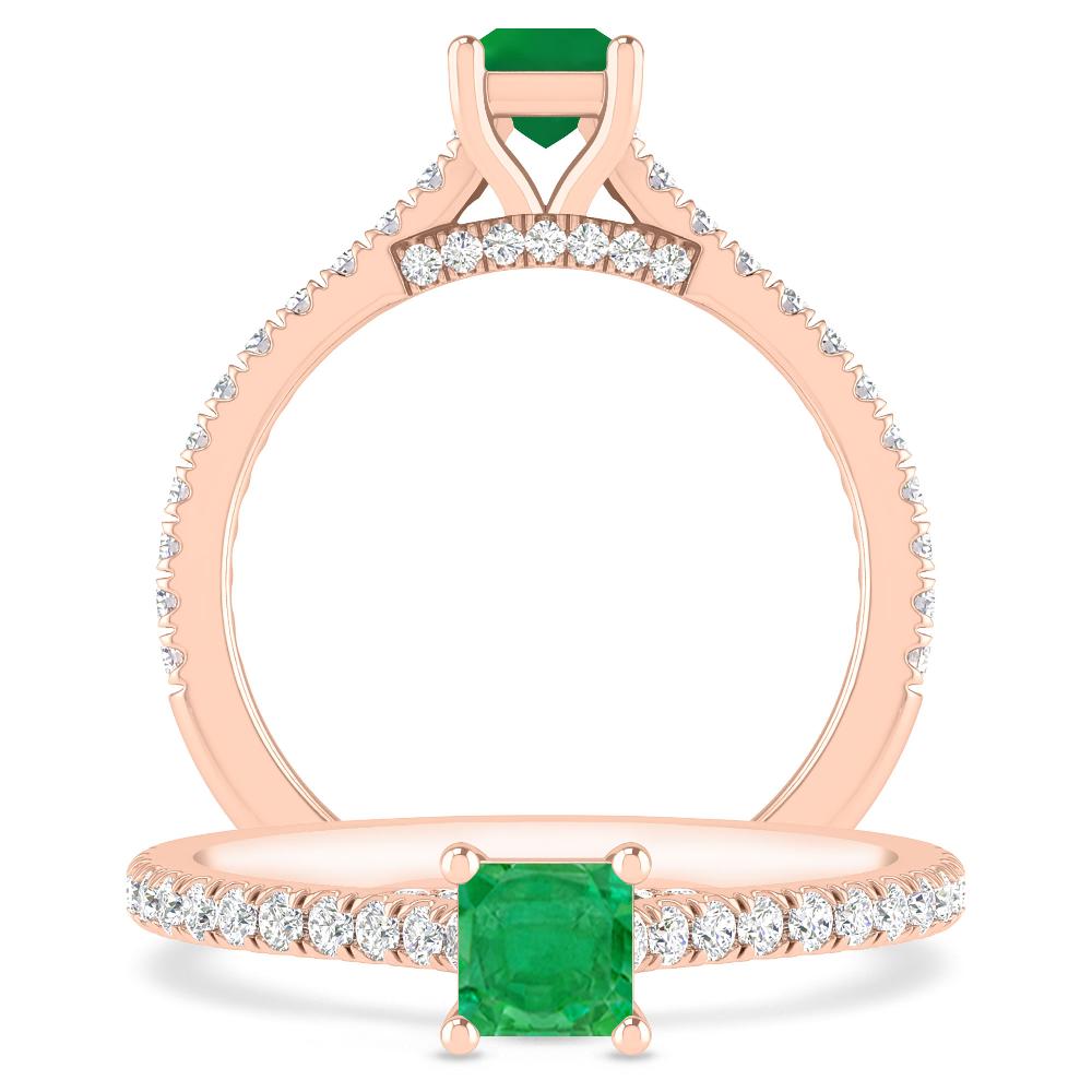 Rose Gold - Emerald