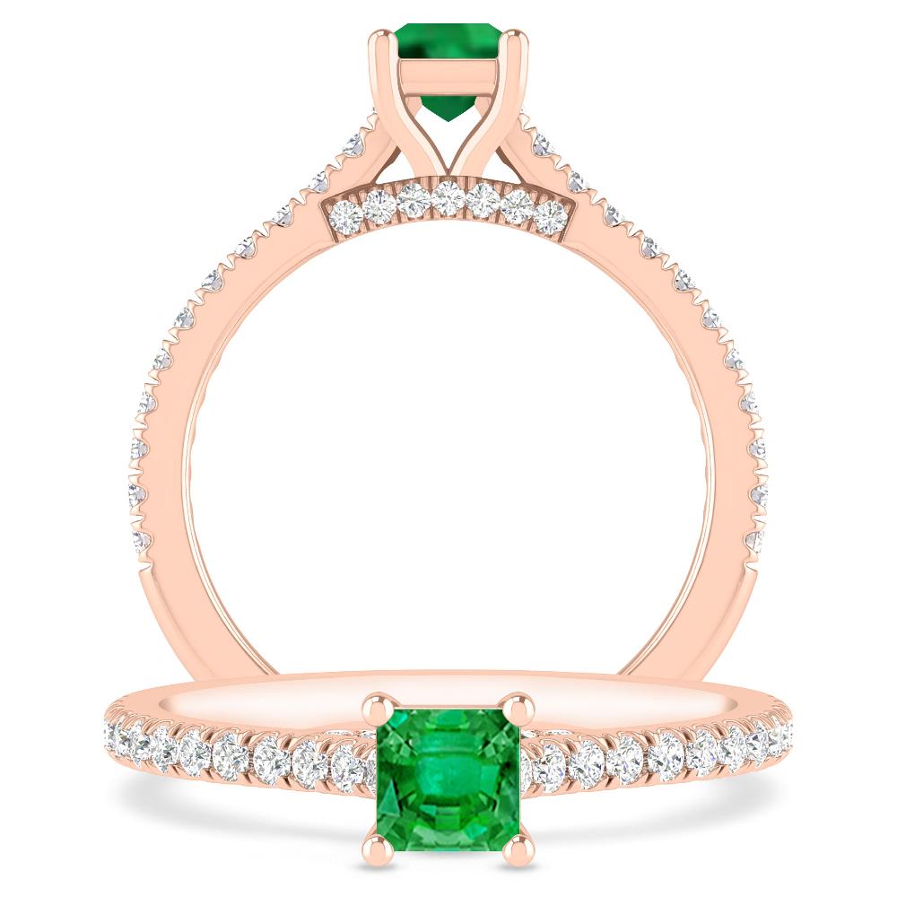 Rose Gold - Emerald