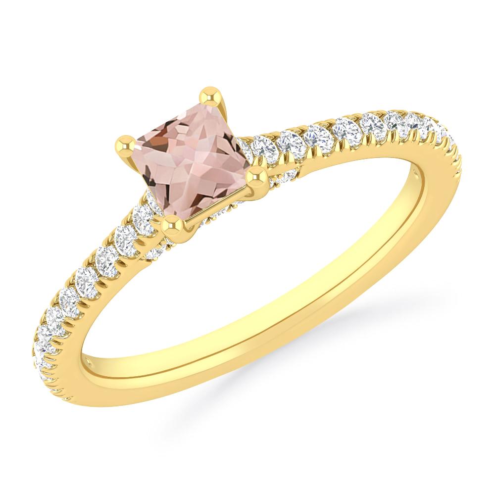 Yellow Gold - Morganite