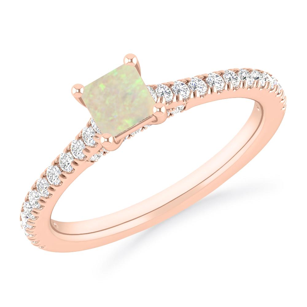 Rose Gold - Opal