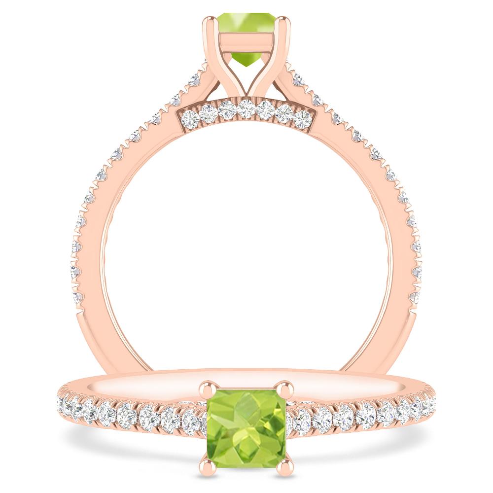 Rose Gold - Peridot