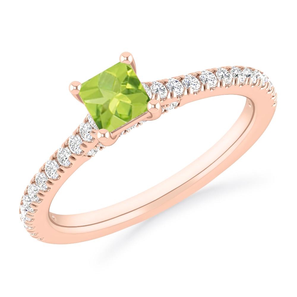 Rose Gold - Peridot