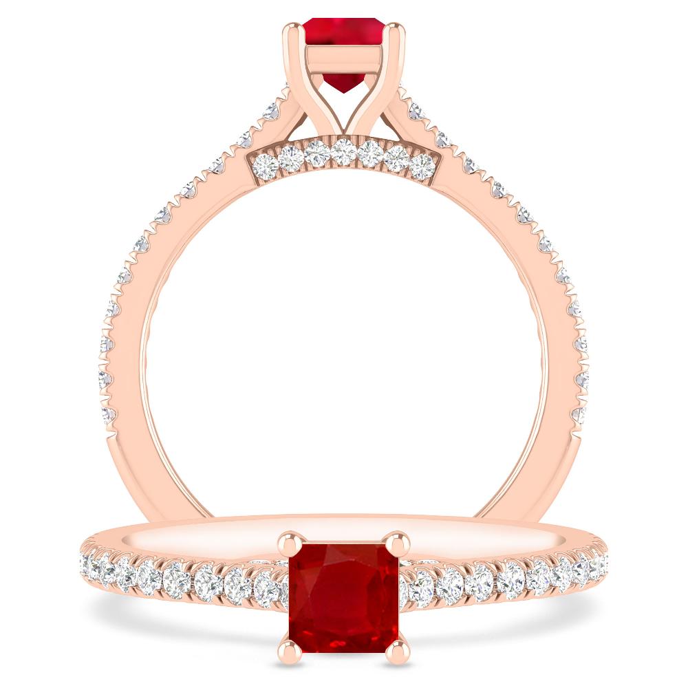 Rose Gold - Ruby