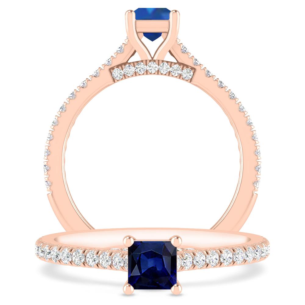 Rose Gold - Sapphire