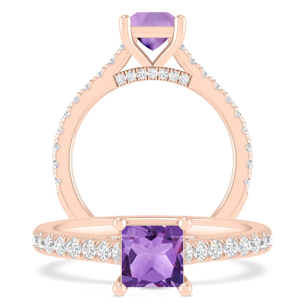 Rose Gold - Amethyst