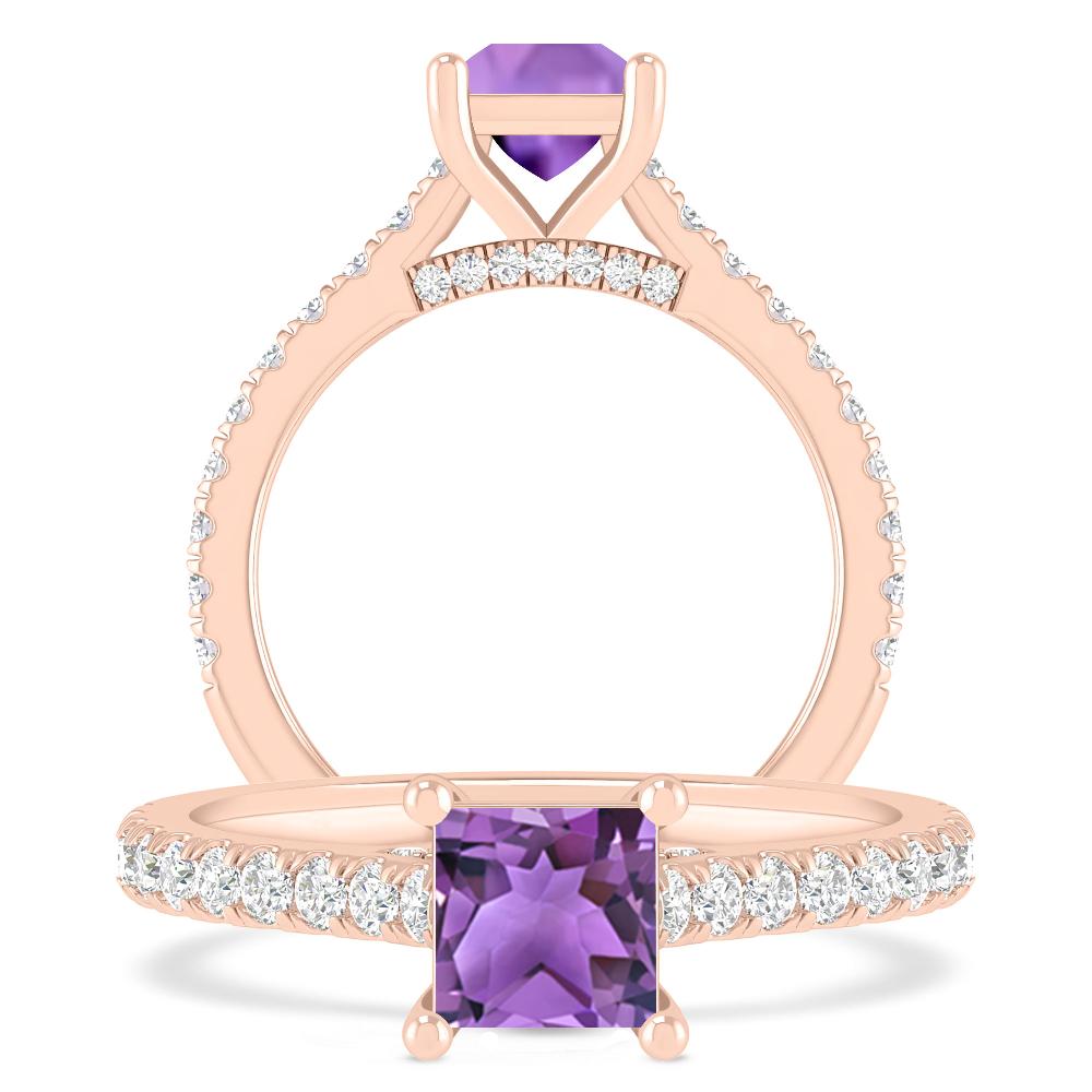 Rose Gold - Amethyst