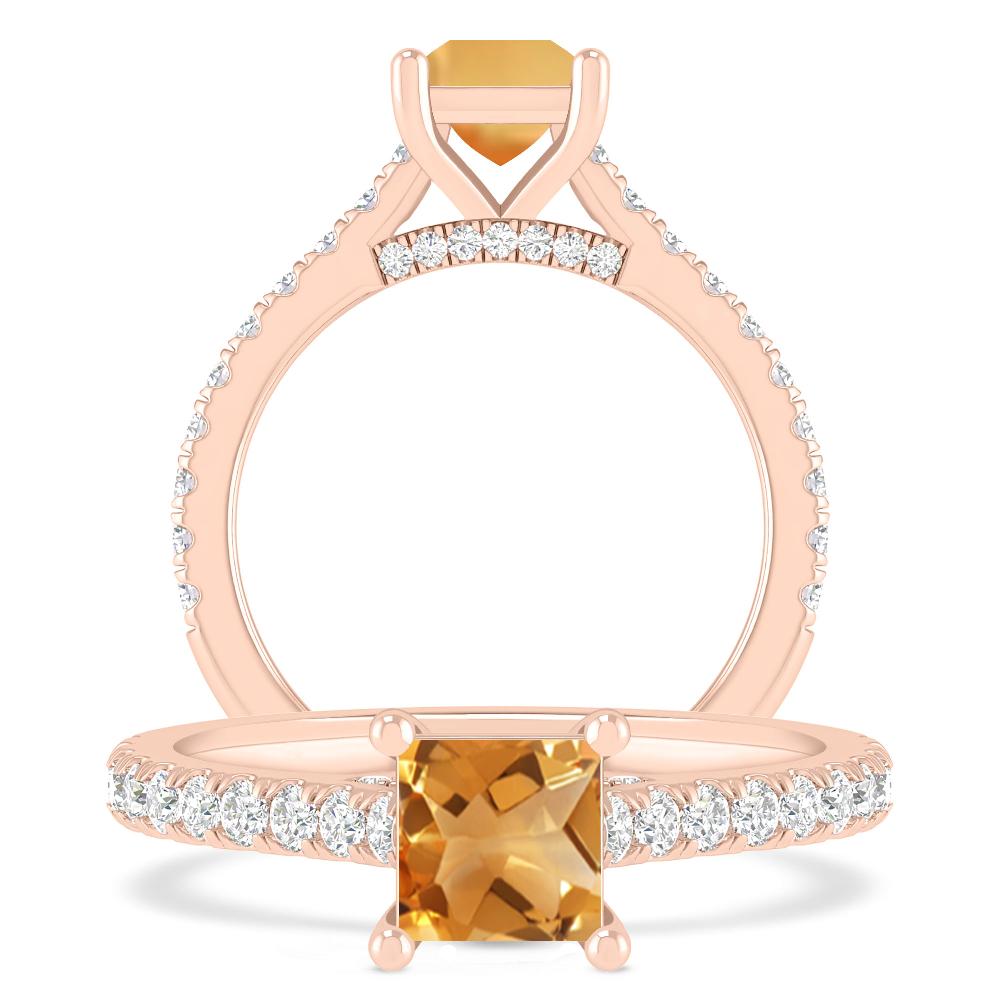 Rose Gold - Citrine