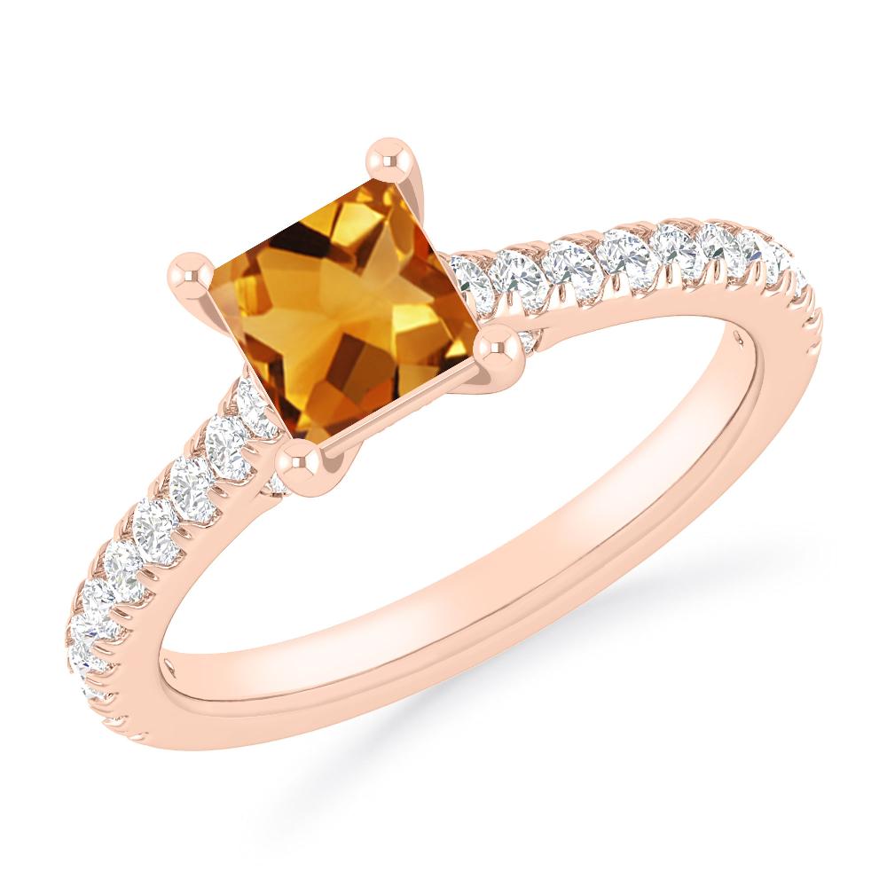 Rose Gold - Citrine