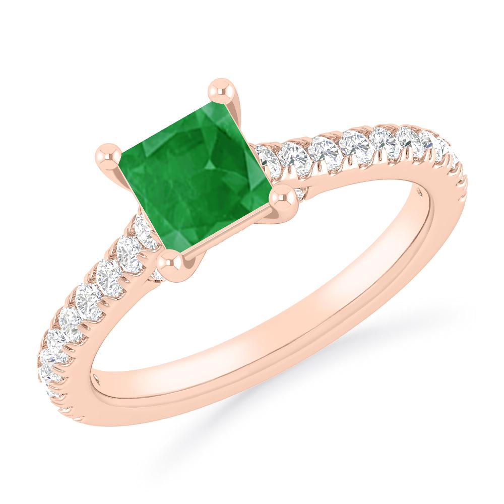 Rose Gold - Emerald