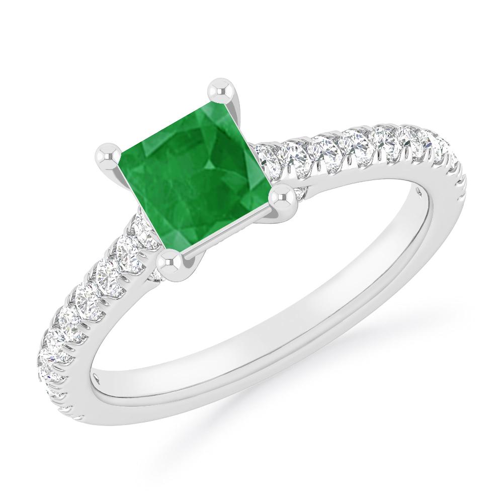 White Gold - Emerald