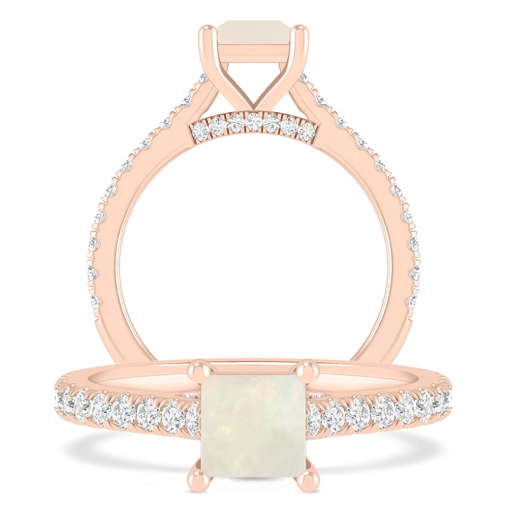 Rose Gold - Opal