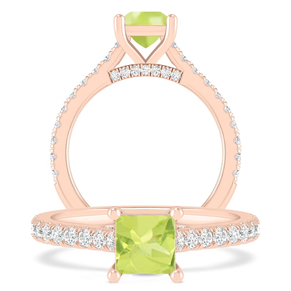 Rose Gold - Peridot