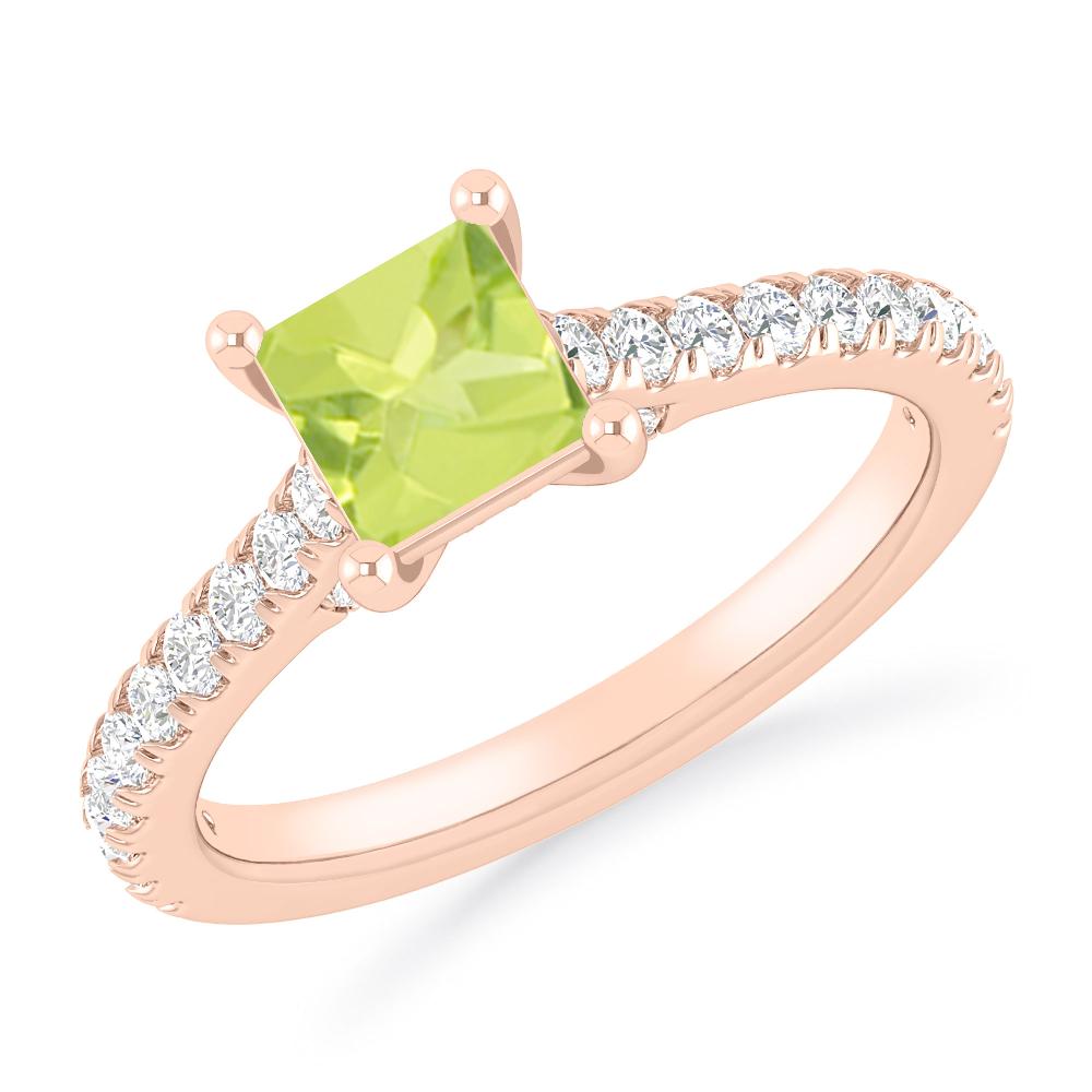 Rose Gold - Peridot