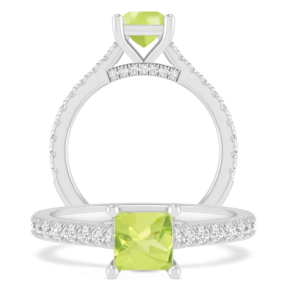 White Gold - Peridot