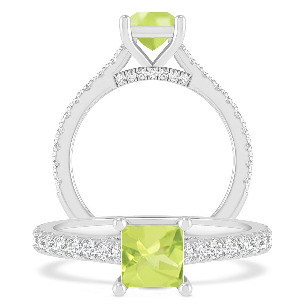 White Gold - Peridot