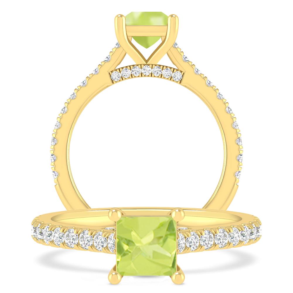 Yellow Gold - Peridot