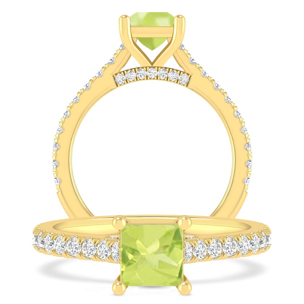 Yellow Gold - Peridot