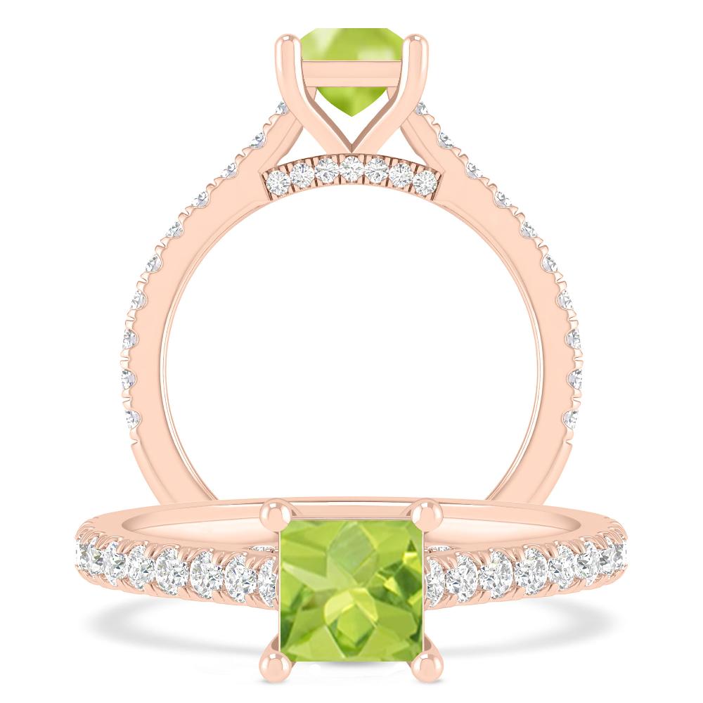 Rose Gold - Peridot