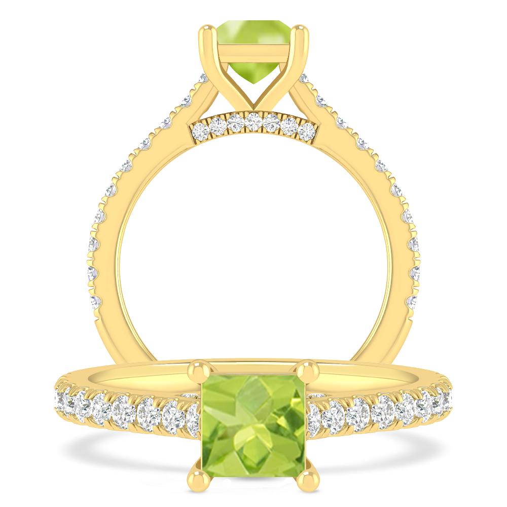 Yellow Gold - Peridot