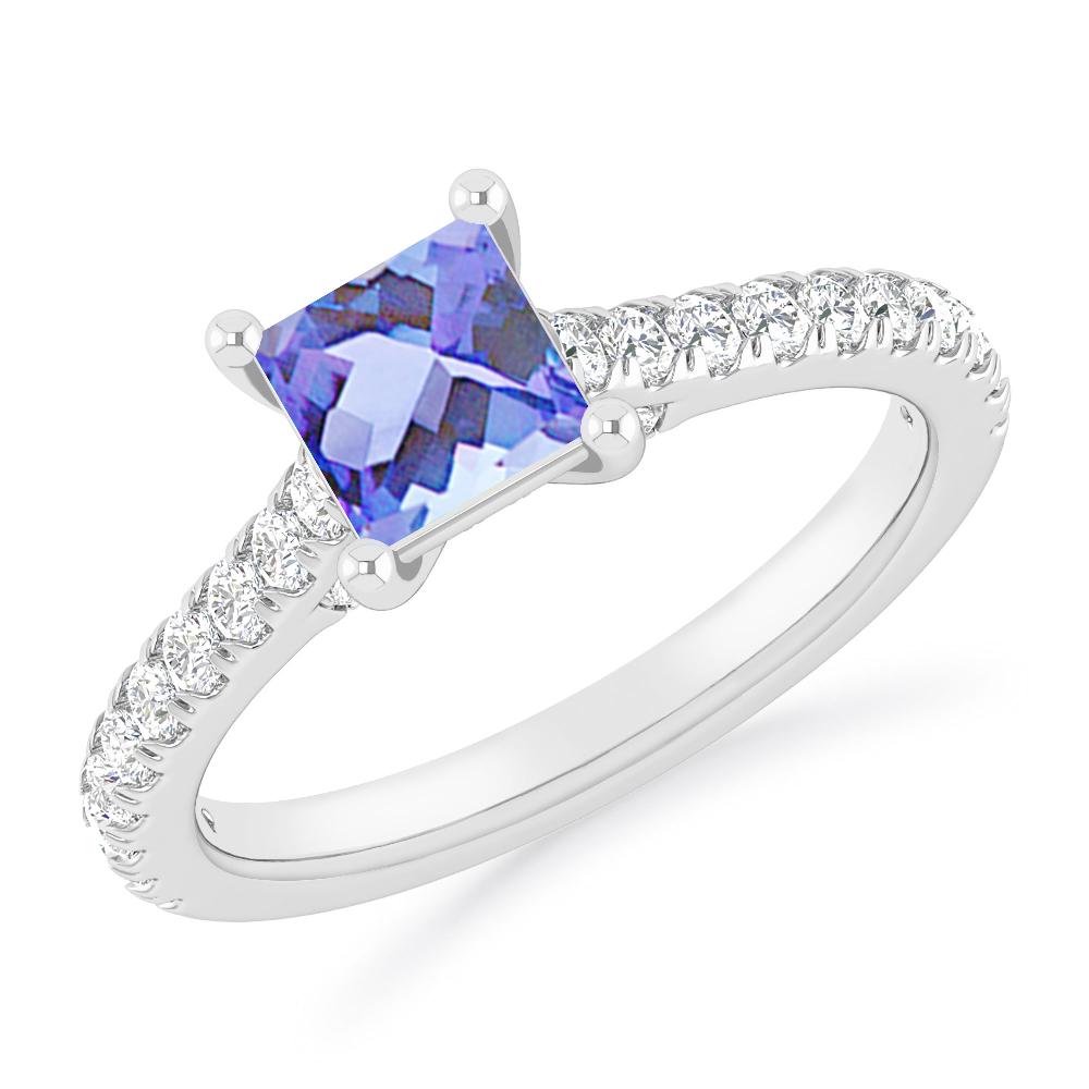 White Gold - Tanzanite