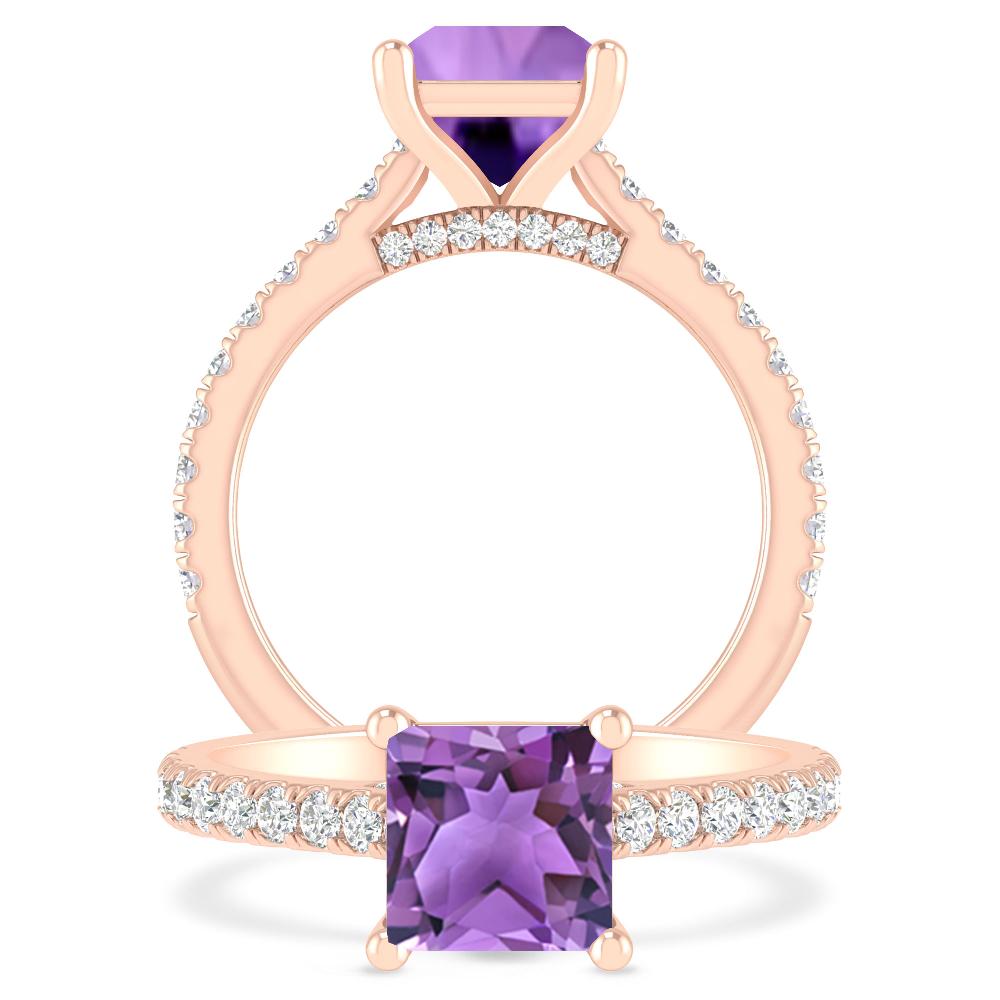 Rose Gold - Amethyst